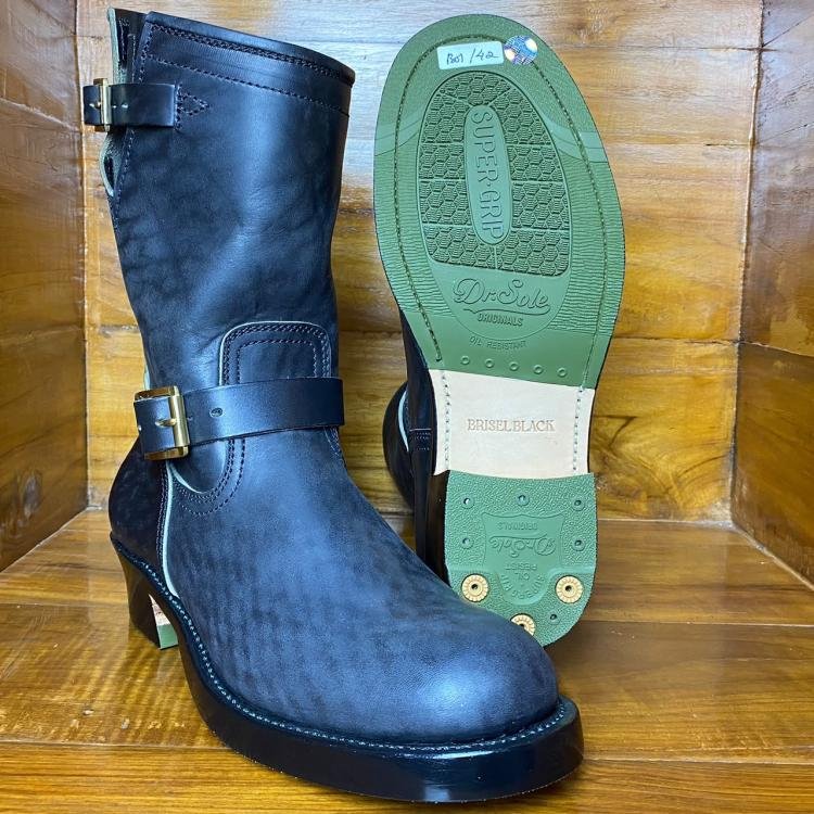 Briselblack 10” Engineer Boots “The Keeper” 3.0   Structured Toe Box